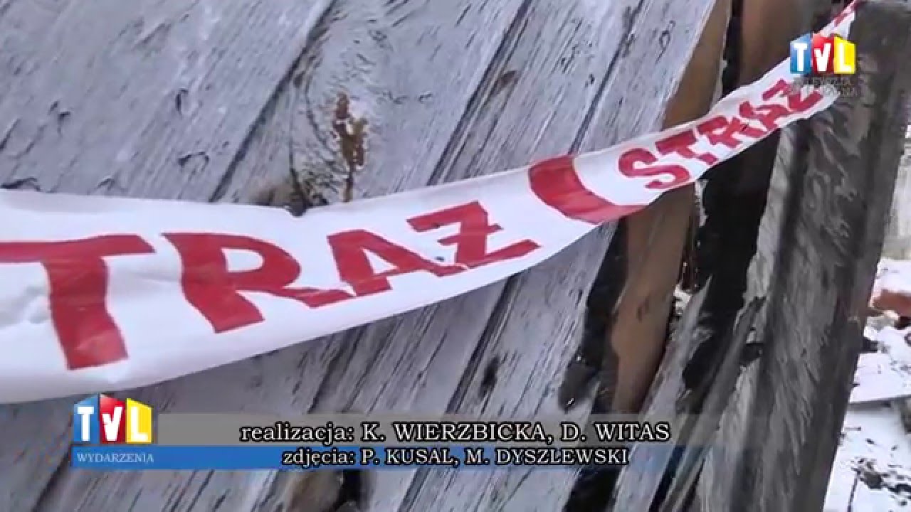 2016.01.06 – NOCNY POŻAR W POBLIŻU ZAMKU