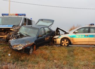 2017.12.14 – WYPADEK NA WARSZAWSKIEJ Z UDZIAŁEM POLICJI