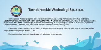 Uwaga! Przerwa w dostawie wody