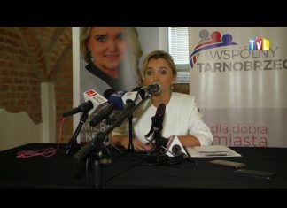 2018.08.27 – KONFERENCJA PRASOWA KANDYDATKI NA PREZYDENTA TARNOBRZEGA ELŻBIETY MIERNIK-KRUKURKI