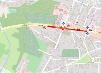 Zmiana organizacji ruchu na skrzyżowaniu ulic Wisłostrada, Sikorskiego i Mickiewicza