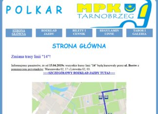 ZMIANA TRASY LINII “14”