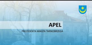 2020.03.13 – APEL PREZYDENTA MIASTA TARNOBRZEGA DARIUSZA BOŻKA