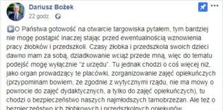 2020.05.01 – CHCESZ OTWARCIA ŻŁOBKÓW I PRZEDSZKOLI? ZDECYDUJ SAM