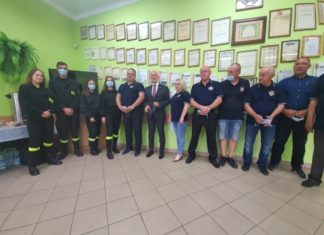 2020.07.02 – BRIEFING PRASOWY PREZYDENTA TARNOBRZEGA DARIUSZA BOŻKA I KOMENDANTA MIEJSKIEGO OSP WOJCIECHA ZIOŁO