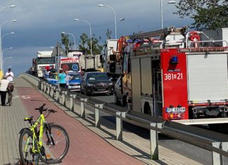 2020.07.02 – ZDERZENIE NA WIADUKCIE