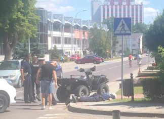 2020.08.02 – NIEFORTUNNY WYPADEK POLICJANTA