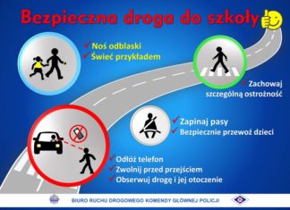 2020.09.02 – BEZPIECZNY POWRÓT DO SZKOŁY. POLICJA PRZYPOMINA.