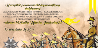 OKO REPORTERA Z DN. 23 PAŹDZIERNIKA 2020 – ODSŁONIĘCIE TABLICY PAMIĘCI UŁANÓW JAZŁOWIECKICH