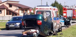 2020.10.20 – DWA GROŹNE WYPADKI W POWIECIE