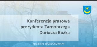 2020.10.08 – KONFERENCJA PRASOWA PREZYDENTA MIASTA TARNOBRZEGA DARIUSZA BOŻKA