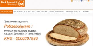 2020.10.09 – BANK ŻYWNOŚCI W TARNOBRZEGU ZAPRASZA DO SKŁADANIA WNIOSKÓW