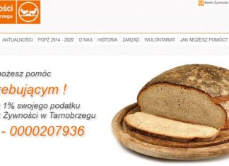 2020.10.09 – BANK ŻYWNOŚCI W TARNOBRZEGU ZAPRASZA DO SKŁADANIA WNIOSKÓW