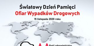 2020.11.15 – DZIŚ ŚWIATOWY DZIEŃ PAMIĘCI OFIAR WYPADKÓW DROGOWYCH
