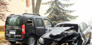 2020.11.01 – NOCNY POŻAR SAMOCHODÓW