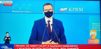 2020.11.04 – OD SOBOTY NOWE OBOSTRZENIA SANITARNE