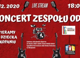 2020.12.19 – ZAPRASZAMY NA KONCERT ZESPOŁU ODS