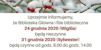 2020.12.14 – MIEJSKA BIBLIOTEKA W OKRESIE ŚWIĄT