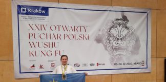 2020.12.28 – DWA MEDALE DLA ZAWODNICZKI TARNOBRZESKIEJ SZKOŁY NAN BEI BIAŁY ŻURAW