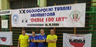 2020.12.14 – JUBILEUSZOWY TURNIEJ WETERANÓW W BADMINTONIE