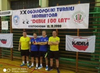 2020.12.14 – JUBILEUSZOWY TURNIEJ WETERANÓW W BADMINTONIE