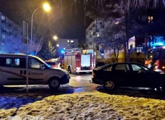 2021.01.22 – POŻAR NA OSIEDLU SKALNA GÓRA W TARNOBRZEGU!