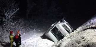 2021.01.25 – BUS WYPADŁ Z DROGI