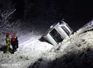 2021.01.25 – BUS WYPADŁ Z DROGI