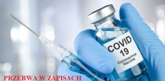 2021.01.27 – PRZERWA W ZAPISACH NA SZCZEPIENIA PRZECIWKO COVID-19