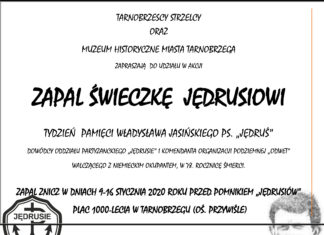2021.01.08 – ZAPAL ŚWIECZKĘ “JĘDRUSIOWI”