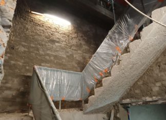 2021.02.26 – REMONT WIEŻY STRAŻACKIEJ W DĄBROWICY