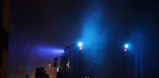 2021.02.19 – POŻAR SADZY W PRZEWODZIE KOMINOWYM W SOBOWIE