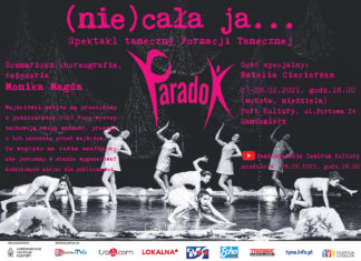 “(nie) cała ja…” – SPEKTAKL W SANDOMIERSKIM CENTRUM KULTURY