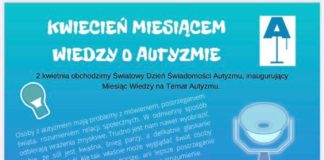 2021.04.02 – KWIECIEŃ MIESIĄCEM WIEDZY O AUTYZMIE