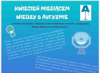 2021.04.02 – KWIECIEŃ MIESIĄCEM WIEDZY O AUTYZMIE