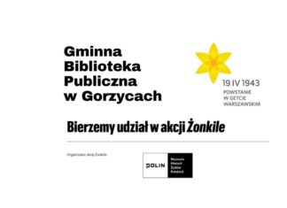 2021.04.16 – GMINNA BIBLIOTEKA W GORZYCACH PRZYŁĄCZA SIĘ DO AKCJI ŻONKILE
