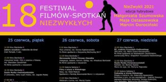 18. FESTIWAL FILMÓW-SPOTKAŃ NIEZWYKŁYCH W SANDOMIERZU
