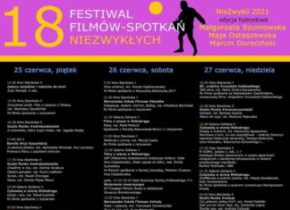 18. FESTIWAL FILMÓW-SPOTKAŃ NIEZWYKŁYCH W SANDOMIERZU