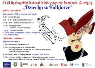 “DZIECKO W FOLKLORZE” JUŻ W TEN WEEKEND