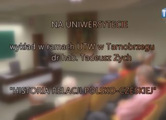 2021.06.01 – NA UNIWERSYTECIE – WYKŁAD W RAMACH UTW W TARNOBRZEGU – DR HAB. TADEUSZ ZYCH