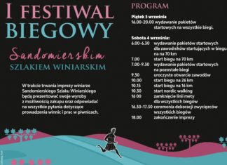 I FESTIWAL BIEGOWY SANDOMIERSKIM SZLAKIEM WINIARSKIM