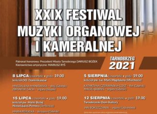 XXIX FESTIWAL MUZYKI ORGANOWEJ I KAMERALNEJ