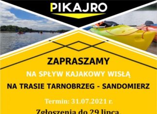 SPŁYW KAJAKOWY WISŁĄ
