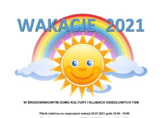 WAKACJE Z ŚDK – SPRAWDŹ PROGRAM ZAJĘĆ