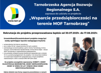 WSPARCIE PRZEDSIĘBIORCZOŚCI NA TERENIE MOF TARNOBRZEG