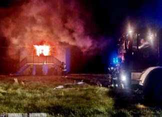 POŻAR MIESZKANIA W SKOPANIU. NIKT NIE UCIERPIAŁ