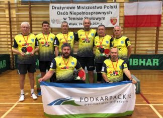 IKS JEZIORO TARNOBRZEG DRUŻYNOWYM MISTRZEM POLSKI W TENISIE STOŁOWYM!