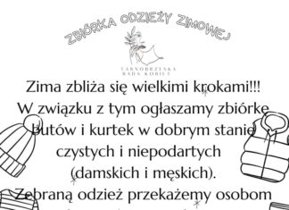 ZBIÓRKA ODZIEŻY ZIMOWEJ