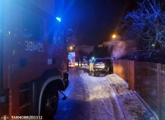 POŻAR SAMOCHODU NA SERBINOWIE