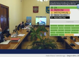 2021.12.29 – BUDŻET MIASTA UCHWALONY